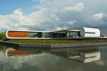 Современная резиденция с уникальным дизайном: впечатляющая вилла в Нидерландах (ФОТО)