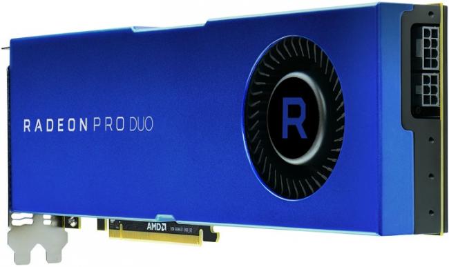 Рекордная производительность: AMD представила профессиональную видеокарту Radeon Pro Duo (ФОТО)