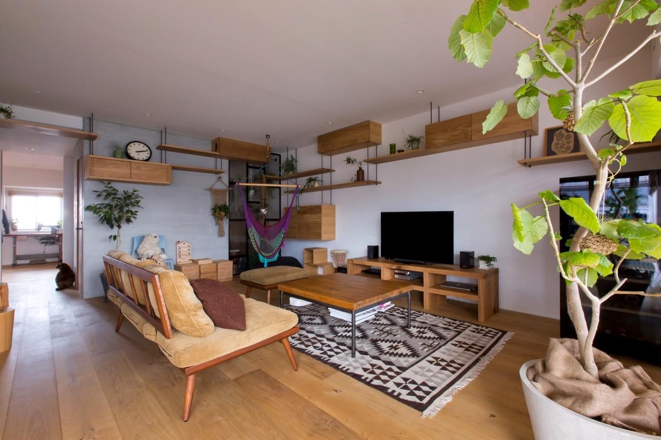 Кошки, Мебель и Цветы: Квартира с особыми удобствами в Японии (ФОТО)