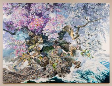 Японский художник представил удивительную картину, на создание которой ушло почти 3,5 года (ФОТО)