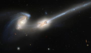 Астрофизики обнаружили магнитный мост между соседними галактиками Млечного Пути