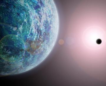 Ученые обнаружили гигантскую «пенопластовую»‍ экзопланету