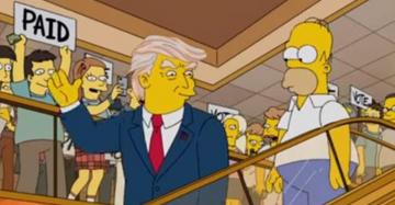 Дональд Трамп снова стал героем мультсериала «Симпсоны» (ВИДЕО)