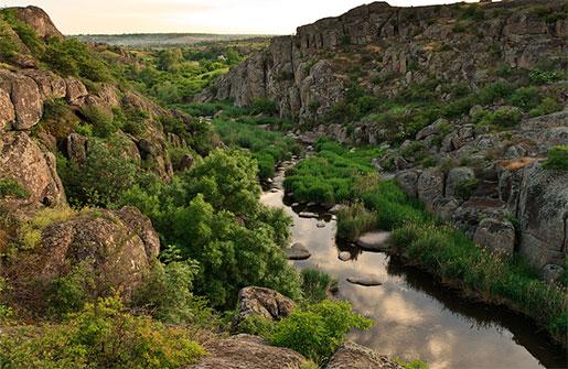 Природные красоты Украины: Актовский каньон в Николаевской области (ФОТО)