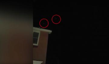 Жители Бристоля наблюдали загадочную троицу мигающих НЛО