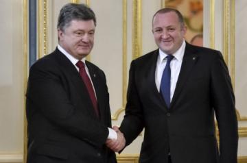 Президент Украины приехал на границу Южной Осетии