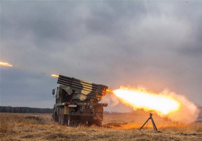 Боевики ударили из «Града» по позициям украинских военных в зоне АТО