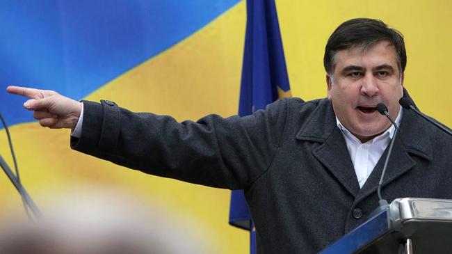 Митинг в Киеве: Саакашвили призвал Порошенко уйти добровольно