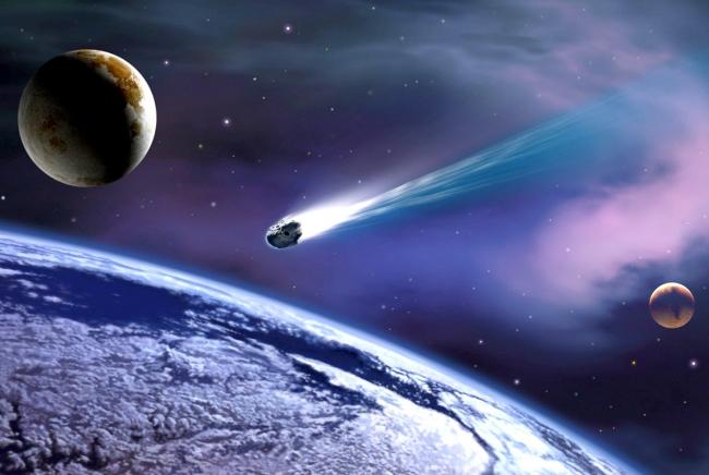 Астронавт снял на видео падение метеорита на Землю (ВИДЕО)