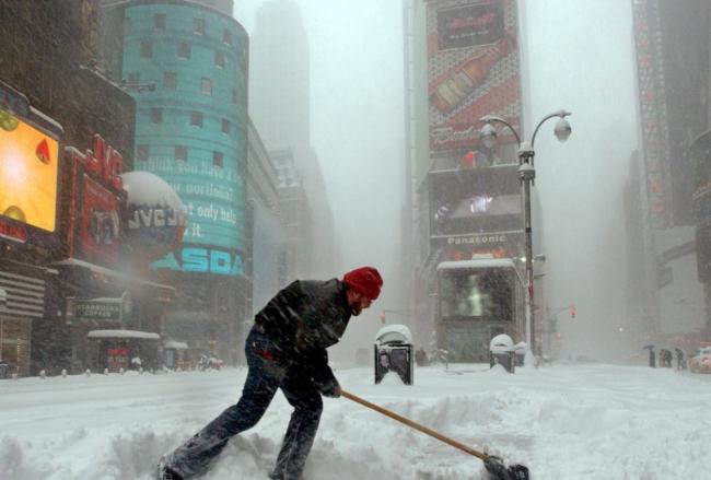 В США не менее семи человек погибли из-за холодов и снегопадов