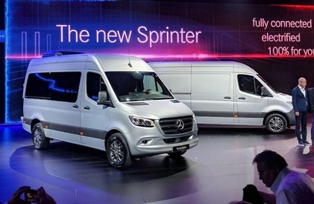 Mercedes представил новое поколение фургона Sprinter 