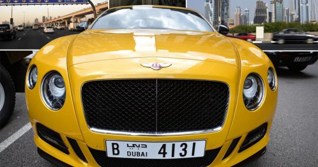 В Дубае введут цифровые автомобильные номера