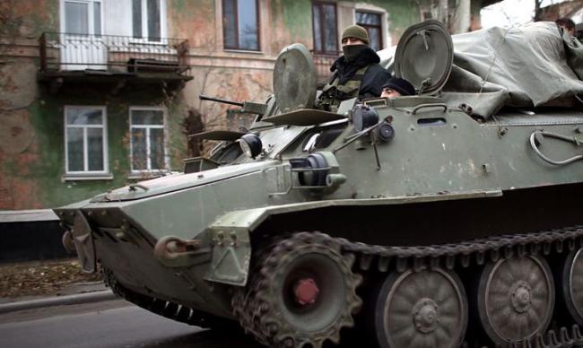 Боевики применили вооружение БМП в зоне боевых действий на Донбассе