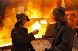 Украинские металлурги сокращают производство стали