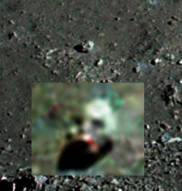 Невероятно: на Луне обнаружен скелет человека (ФОТО)