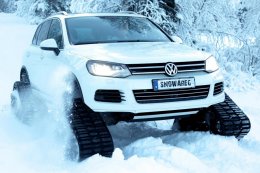 Volkswagen выпустил Touareg на гусеницах (ФОТО) Volkswagen выпустил Touareg на гусеницах (ФОТО)