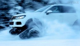 Volkswagen выпустил Touareg на гусеницах (ФОТО)