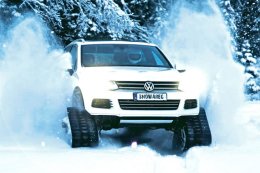 Volkswagen выпустил Touareg на гусеницах (ФОТО) Volkswagen выпустил Touareg на гусеницах (ФОТО)