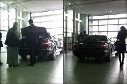 Батюшка выбирает Mercedes в автосалоне (ФОТО)