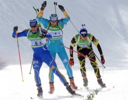 Украинские биатлонисты завоевали «деревянные медали». Кубок мира. Оберхоф-2013 (ВИДЕО)