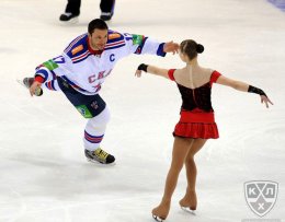 Звезды КХЛ в танцах на льду (ВИДЕО)