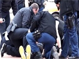 Сумасшедшего с ножами обезвредили возле Букингемского дворца (ВИДЕО)