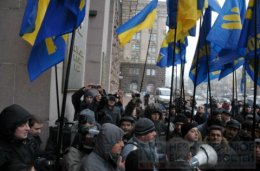 «Свобода» штурмовала Киевсовет (ФОТО+ВИДЕО)