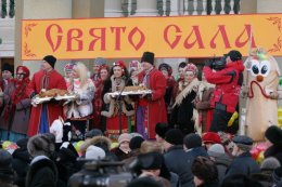 В Полтаве прошел ежегодный праздник сала (ВИДЕО)