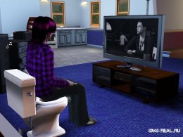 У японцев принято смотреть телевизор в ванной комнате