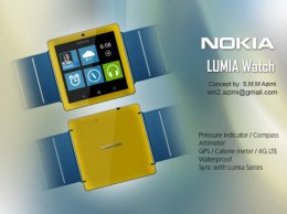 Концепт «умных» часов Nokia Lumia (ФОТО)