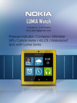 Концепт «умных» часов Nokia Lumia (ФОТО)