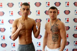 «Украинские Атаманы» прошли процедуру взвешивания перед боем с «Львиными сердцами» (ФОТО)