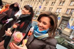Дарт Вейдер поздравил киевлянок с 8 марта (ФОТО)