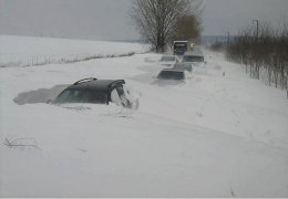 Селам на Волыни из-за снегопада грозит голод (ФОТО)