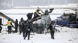 В небе Берлина столкнулись два вертолета (ФОТО)
