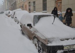 Львов ожидает снежная буря