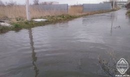 В Затоке лиман затопил дома и улицы (ФОТО)