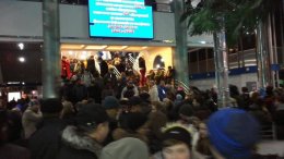 В Киеве парализовано движение поездов (ФОТО)