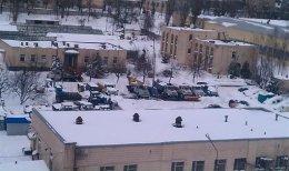 Киевская спецтехника не выдерживает усиленного режима работы (ФОТО)