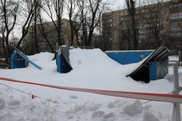 В киевском детском саду обвалились две веранды (ФОТО)