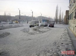 В Киевской области выпал аномальный серый снег (ФОТО)