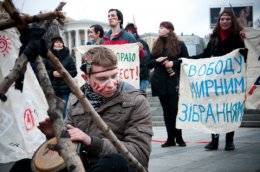 В Украине нет желающих митинговать бесплатно