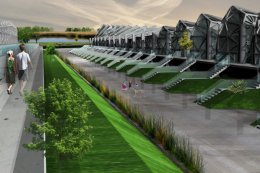 Плавучие здания, превращающиеся во время затопления в лодки (ФОТО)