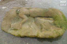 На берег Черного моря выбросило древнюю статую