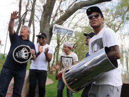 «Горняки» отметили чемпионство шашлыком (ФОТО)