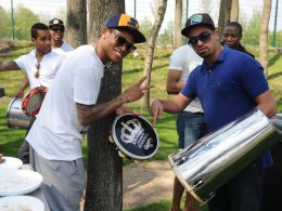 «Горняки» отметили чемпионство шашлыком (ФОТО)