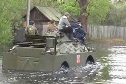 На Черниговщине Днепр вышел из берегов (ФОТО+ВИДЕО)