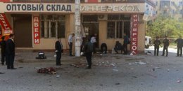 Взрыв у ТЦ в Дагестане (ВИДЕО)