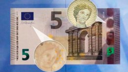 Как выглядит новая купюра в 5 евро (ВИДЕО+ФОТО)