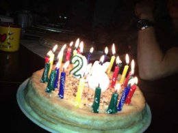 Денис Беринчик получил от невесты на день рождения олимпийского мишку (ФОТО)